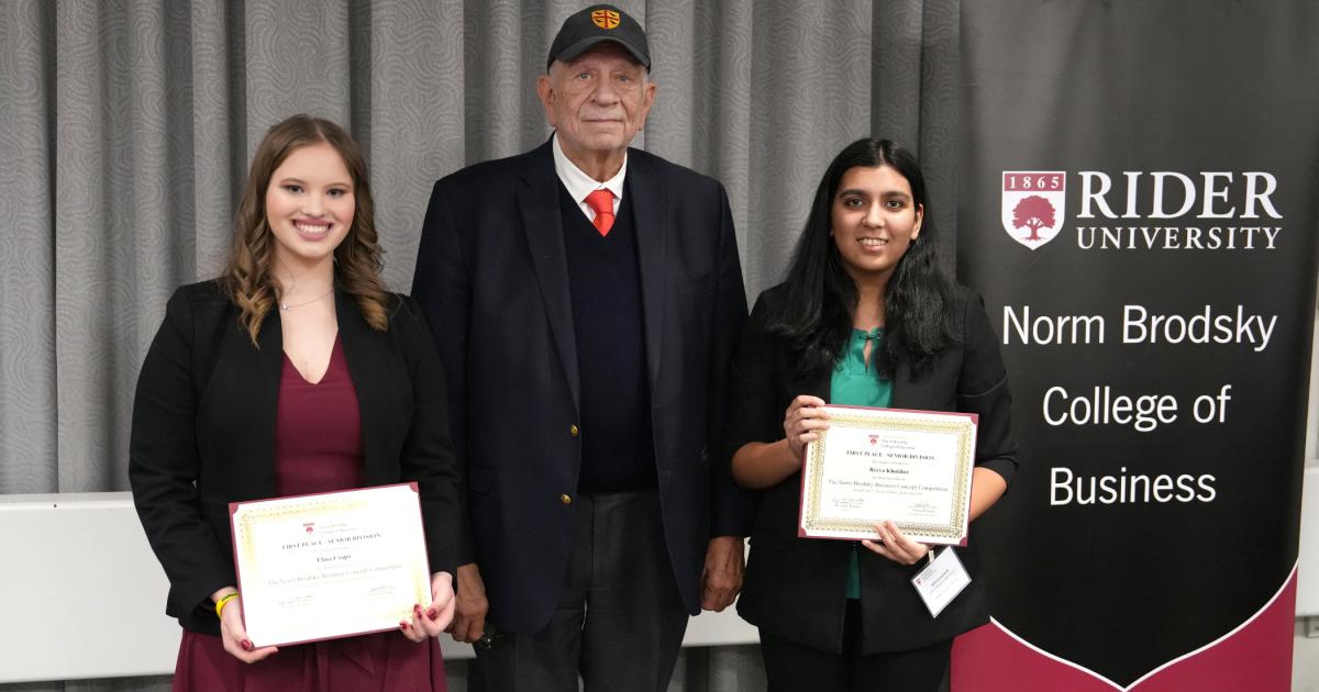 Business ideas win high school students full ride to Rider University